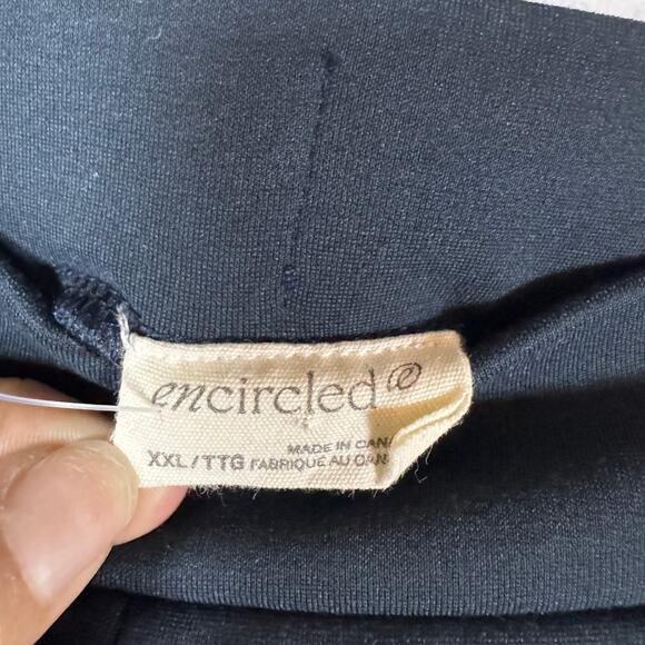 ENCIRCLED The Tailored Ponte Ankle Pant Size XXL Black - Picture 5 of 7